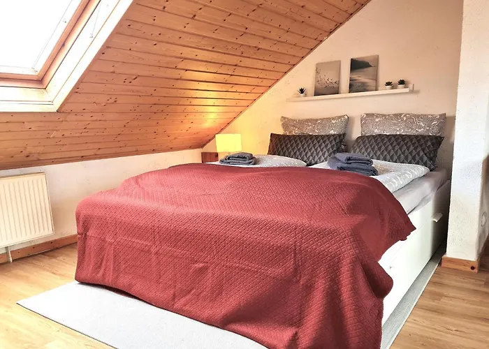 Апартаменты Chagall - Helles Und Gemuetliches In Uninaehe Майнц